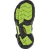 KEEN Little Kid's Newport H2 Sandals - Black/Lime Green