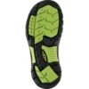 KEEN Big Kids Newport H2 Sandals - Black/Lime Green
