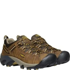 KEEN Men's Targhee II Wide Hiking Shoes - Cascade Brown/Yellow -Zappos KE1015704 2