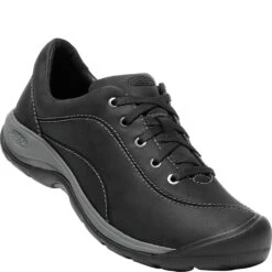 KEEN Women's Presidio II Casual Shoes - Black/Steel Grey -Zappos KE1018314 3
