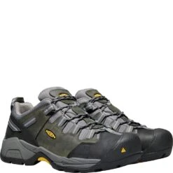 KEEN Utility Men's Detroit XT ESD Work Shoes - Magnet/Steel Grey -Zappos KE1020034 2