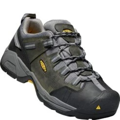 KEEN Utility Men's Detroit XT ESD Work Shoes - Magnet/Steel Grey -Zappos KE1020034 3