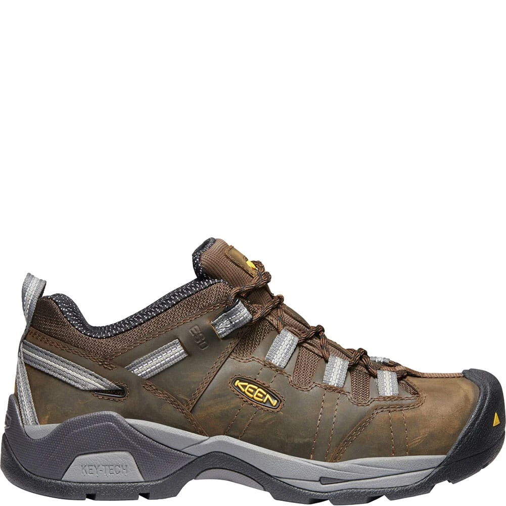 KEEN Men's Detroit XT ESD Safety Shoes - Cascade Brown/Gargoyle 2 KEEN Men's Detroit XT ESD Safety Shoes - Cascade Brown/Gargoyle - Image 2