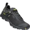 KEEN Men's Venture WP Hiking Shoes - Black/Keen Yellow