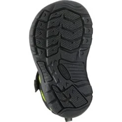 KEEN Kid's Newport H2 Sandals - Black/Lime Green