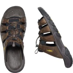KEEN Men's Targhee III Slide Sandals - Bison/Mulch -Zappos KE1022599 3