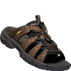 KEEN Men's Targhee III Slide Sandals - Bison/Mulch -Zappos KE1022599 4