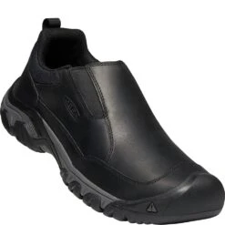 KEEN Men's Targhee III Slip Ons - Black/Magnet -Zappos KE1022657 3