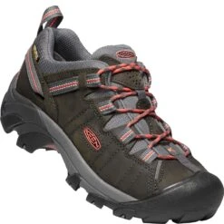 KEEN Women's Targhee II Hiking Shoes - Magnet/Coral -Zappos KE1022815 2