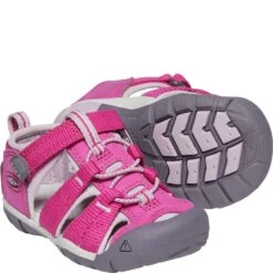KEEN Kid's Seacamp II CNX Casual Shoes - Very Berry/Dawn Pink -Zappos KE1022940 2