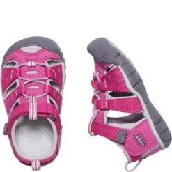KEEN Kid's Seacamp II CNX Casual Shoes - Very Berry/Dawn Pink -Zappos KE1022940 3