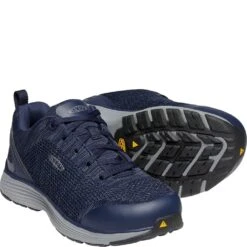KEEN Utility Women's Sparta Safety Shoes - Mood Indigo/Steel Grey -Zappos KE1023213 5
