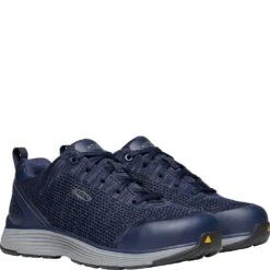 KEEN Utility Women's Sparta Safety Shoes - Mood Indigo/Steel Grey -Zappos KE1023213 6