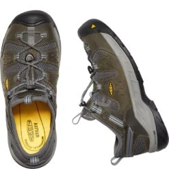 KEEN Utility Men's Atlanta Cool II ESD Safety Shoes - Gargoyle/Midnight -Zappos KE1023217 4