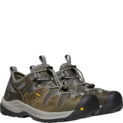 KEEN Utility Men's Atlanta Cool II ESD Safety Shoes - Gargoyle/Midnight -Zappos KE1023217 5