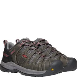 KEEN Utility Women's Flint II Safety Shoes - Magnet/Rose -Zappos KE1023232 5