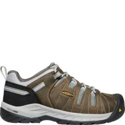 KEEN Utility Women's Flint II Safety Shoes - Cascade Brown/Surf Spray -Zappos KE1023233 2