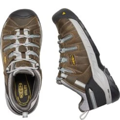 KEEN Utility Women's Flint II Safety Shoes - Cascade Brown/Surf Spray -Zappos KE1023233 4