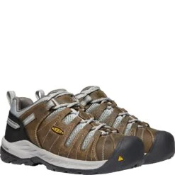 KEEN Utility Women's Flint II Safety Shoes - Cascade Brown/Surf Spray -Zappos KE1023233 5
