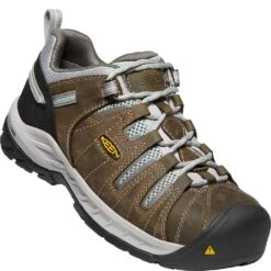 KEEN Utility Women's Flint II Safety Shoes - Cascade Brown/Surf Spray -Zappos KE1023233 6