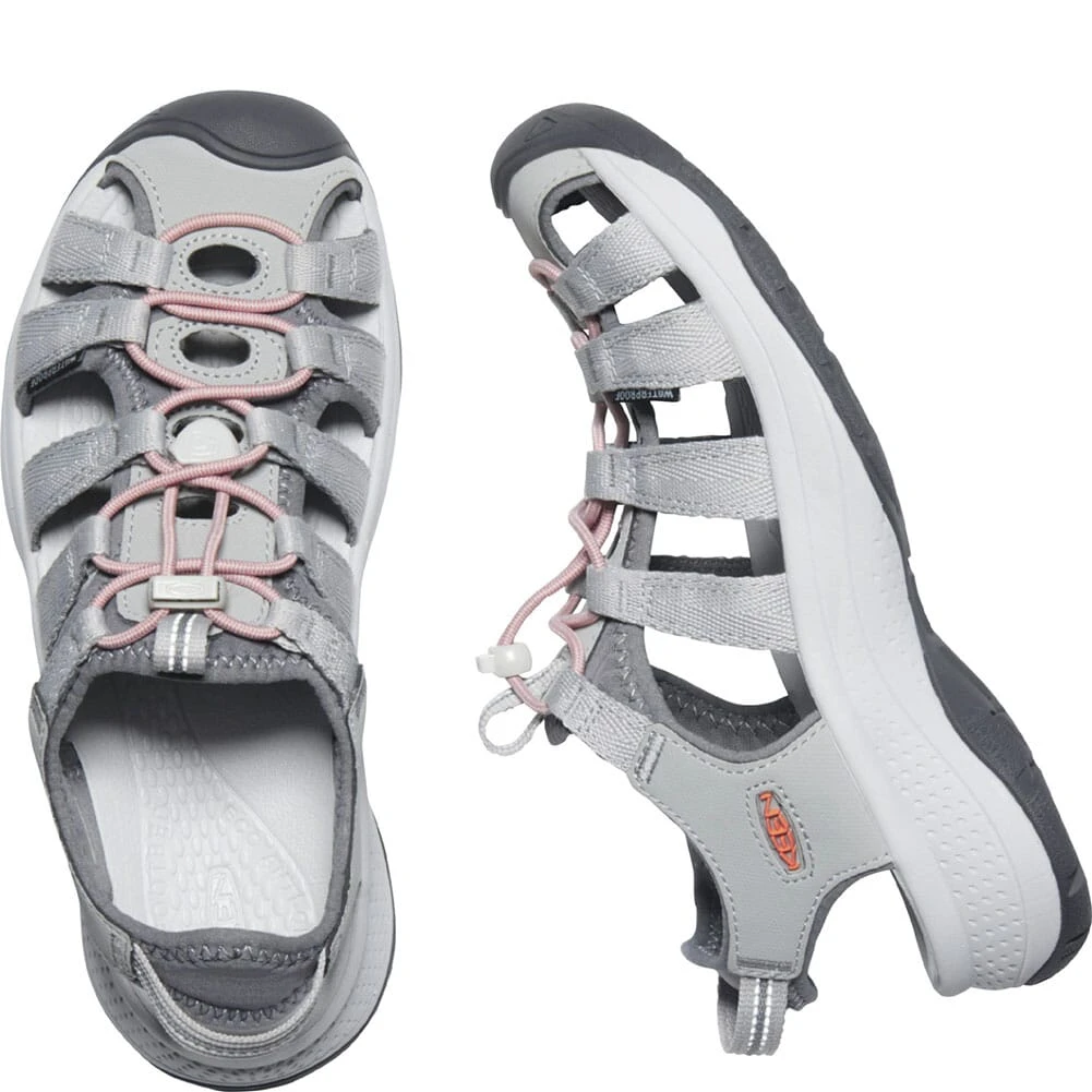 KEEN Women's Astoria West Sandals - Grey/Coral 5 KEEN Women's Astoria West Sandals - Grey/Coral - Image 5