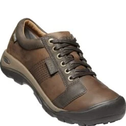 KEEN Men's Austin WP Casual Shoes - Chocolate Brown -Zappos KE1024273 3