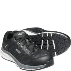 KEEN Utility Men's Vista Energy ESD Safety Shoes - Vapor/Black -Zappos KE1024604 2