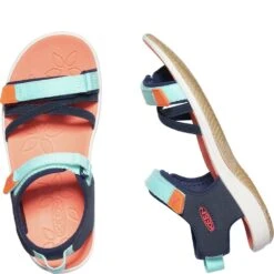 KEEN Big Kids' Verano Sandals - Black Iris/Blue Tint -Zappos KE1024830 3