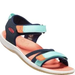 KEEN Big Kids' Verano Sandals - Black Iris/Blue Tint -Zappos KE1024830 4