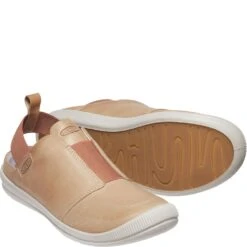 KEEN Women's Lorelai II Slip-On Sandals - Tan/Brick Dust -Zappos KE1024938 2