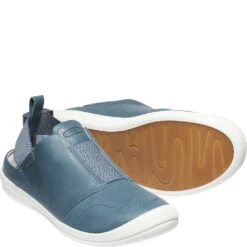KEEN Women's Lorelai II Slip-On Sandals - Bluestone/Drizzle -Zappos KE1024941 2