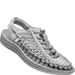 KEEN Women's Uneek Sandals - Silver/Drizzle -Zappos KE1025195 4