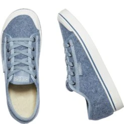 KEEN Women's Elsa Lite Felt Sneakers - Blue Felt/Vapor -Zappos KE1025423 2