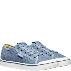 KEEN Women's Elsa Lite Felt Sneakers - Blue Felt/Vapor -Zappos KE1025423 4