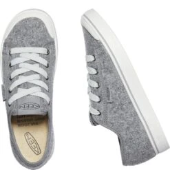 KEEN Women's Elsa Lite Felt Sneakers - Grey Felt/Raven -Zappos KE1025424 2