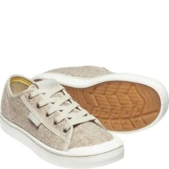 KEEN Women's Elsa Lite Felt Sneakers - Taupe Felt/Silver Birch -Zappos KE1025426 3