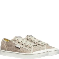 KEEN Women's Elsa Lite Felt Sneakers - Taupe Felt/Silver Birch -Zappos KE1025426 4
