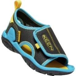 KEEN Toddlers Knotch River Open-Toe Sandals - Black/Blue -Zappos KE1025665 2