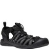 KEEN Men's Drift Creek H2 Sandals - Black/Black