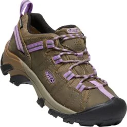 KEEN Women's Targhee II Hiking Shoes - Timberwolf/English Lavender -Zappos KE1026255 2