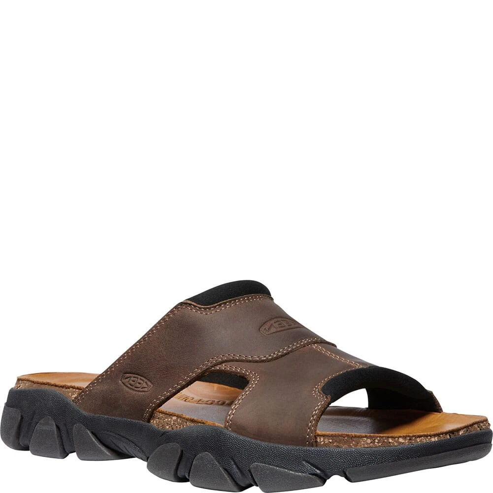 KEEN Men's Daytona II Slides - Bison/Black 1 KEEN Men's Daytona II Slides - Bison/Black